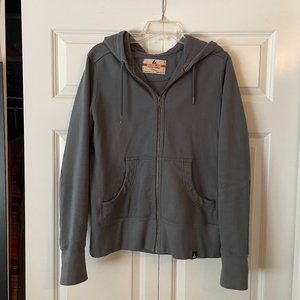 American Giant Classic Full Zip Hoodie Iron Gray L